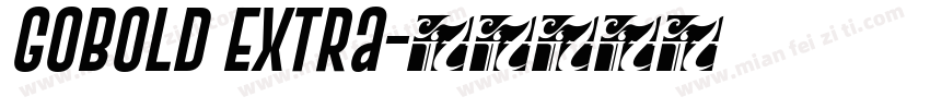 Gobold Extra字体转换